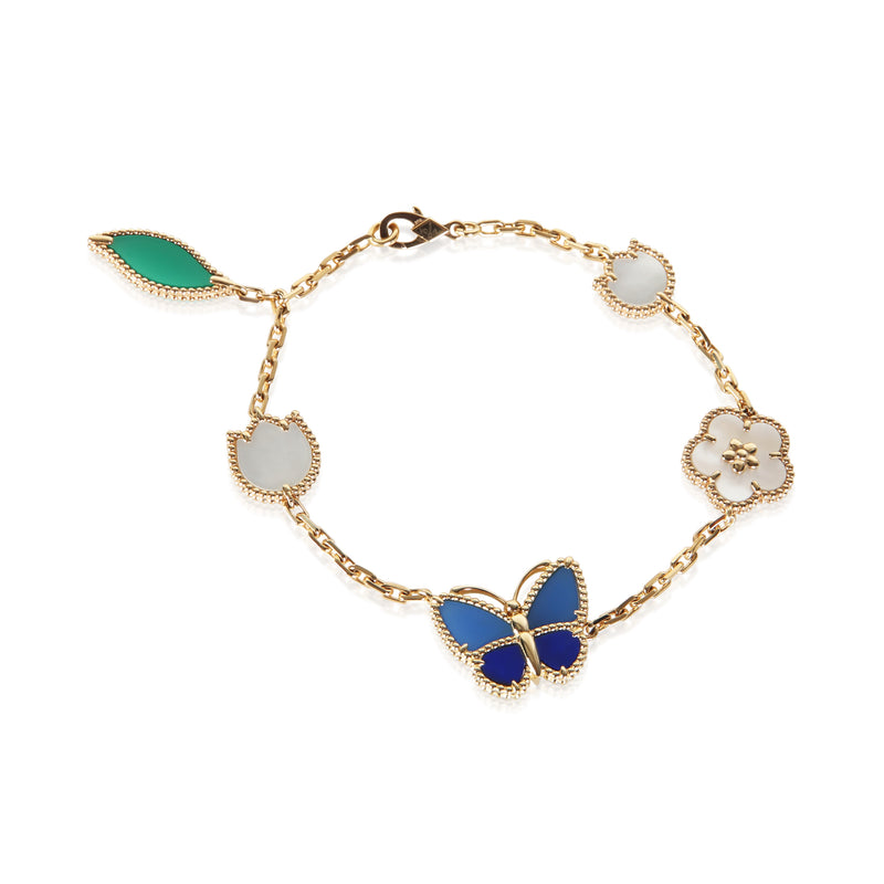 Van Cleef & Arpels Yellow Gold Lucky Spring Butterfly Bracelet fv