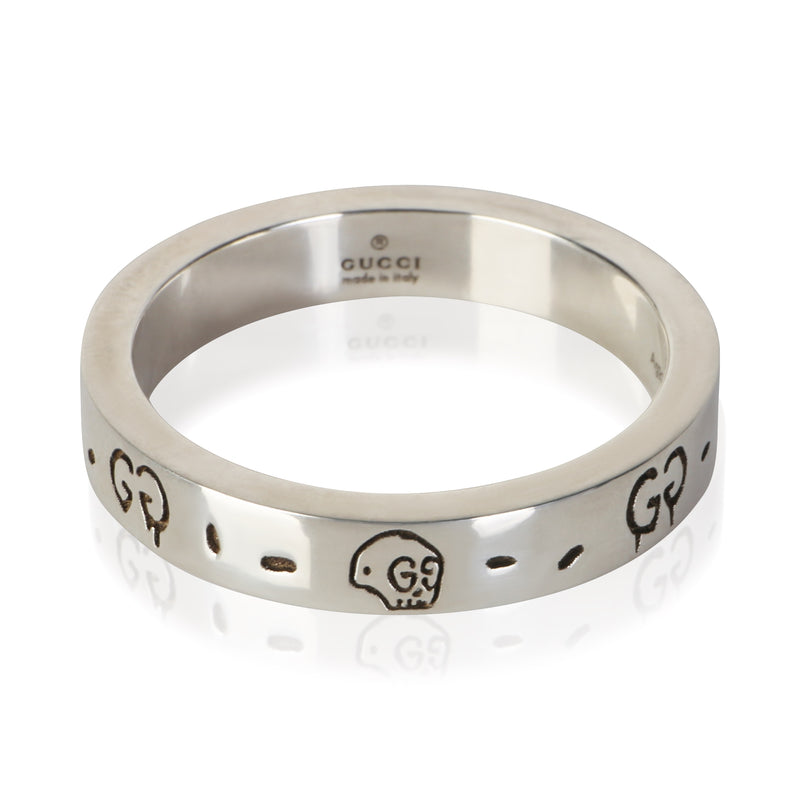 Gucci Sterling Silver Ghost Ring fv