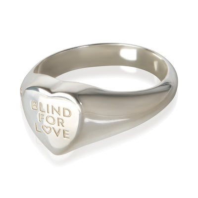 Gucci Sterling Silver Blind For Love Ring fv