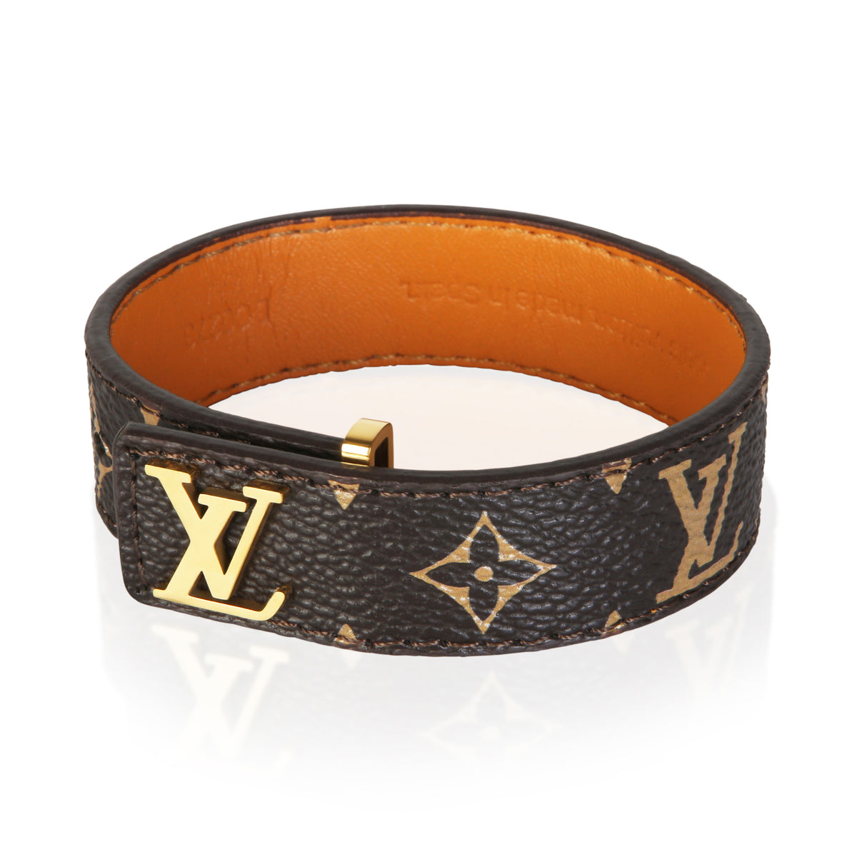 Louis Vuitton Gold Plated LV Slim Bracelet 2