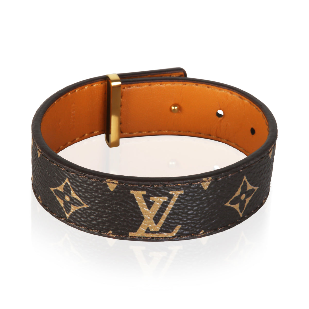 Louis Vuitton Gold Plated LV Slim Bracelet 3