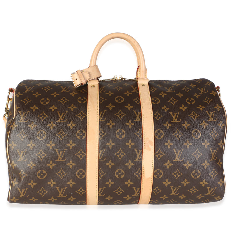 Louis Vuitton Monogram Canvas Keepall Bandouliere 45 Handbag id