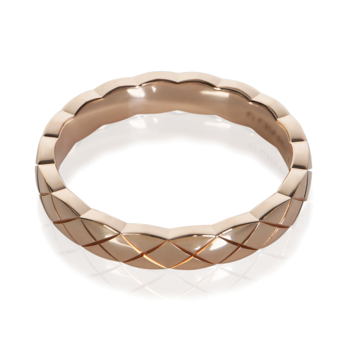 Chanel Rose Gold Coco Crush Narrow Ring 3