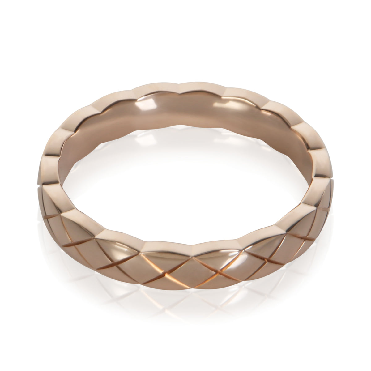 Chanel Rose Gold Coco Crush Narrow Ring 4