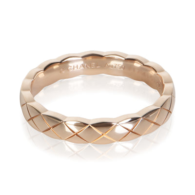 Chanel Rose Gold Coco Crush Narrow Ring fv