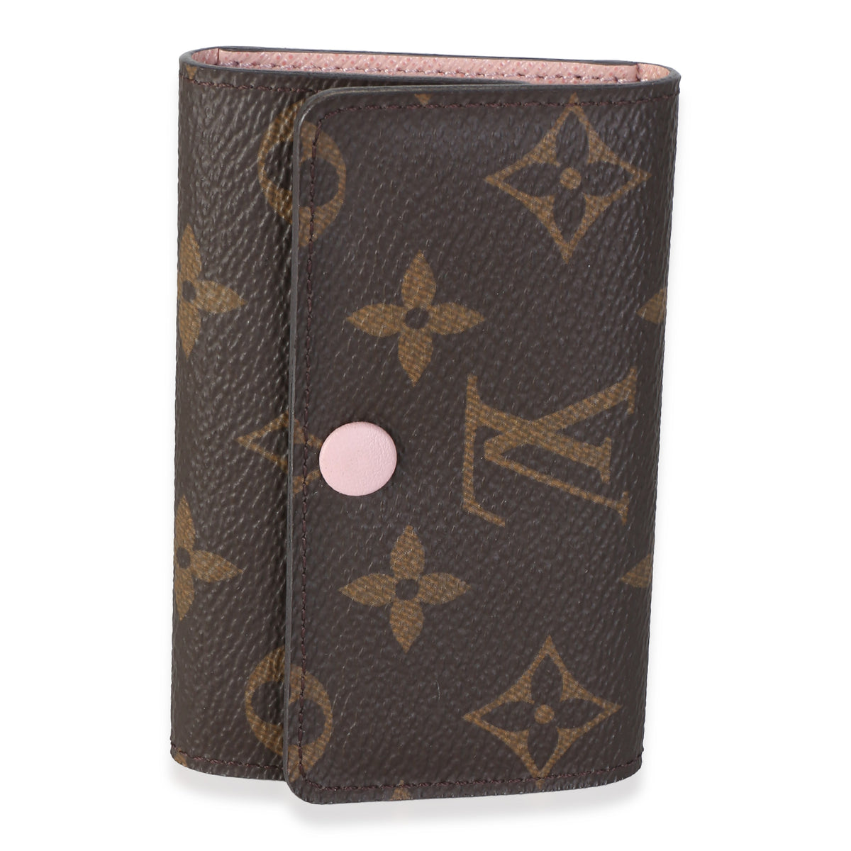 Louis Vuitton Rose Poudre Monogram Canvas 6 Key Holder Wallet id