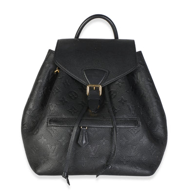 Louis Vuitton Black Monogram Empreinte Montsouris NM Handbag id