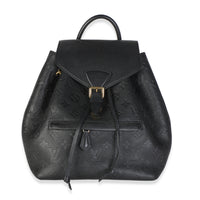 Louis Vuitton Black Monogram Empreinte Montsouris NM Handbag id