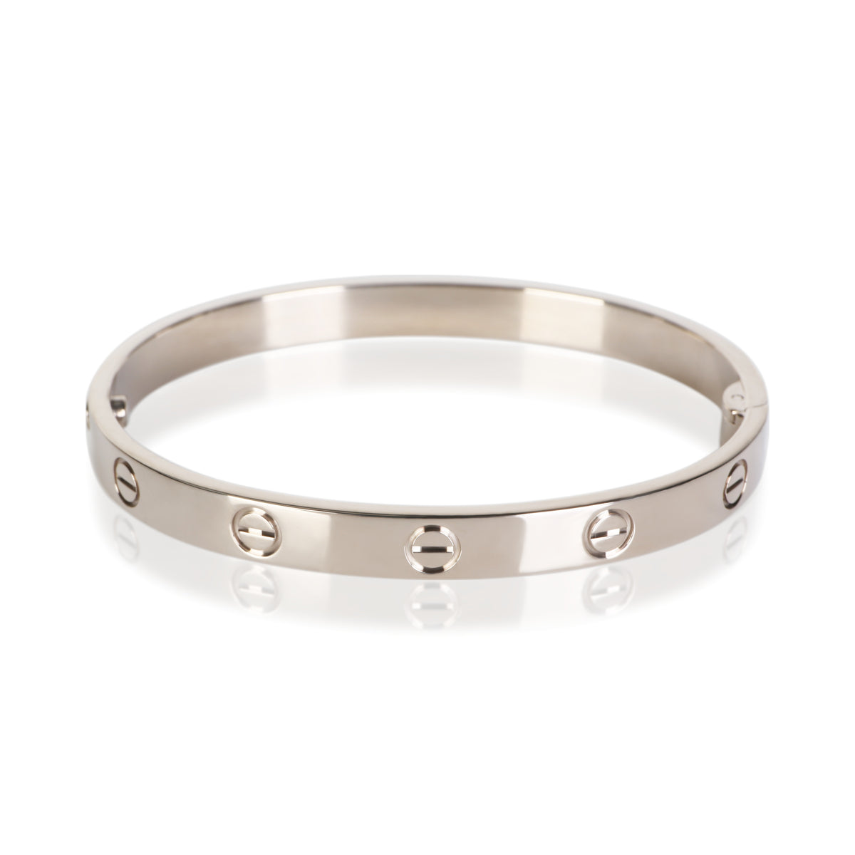 Cartier White Gold Love Bracelet 3