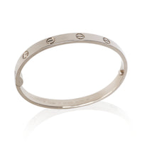 Cartier White Gold Love Bracelet 5