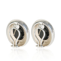 Tiffany & Co. Sterling Silver Onyx Paloma Picasso Earrings 3