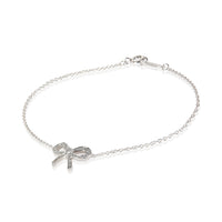 Tiffany & Co. Platinum Diamond Bow Bracelet 2