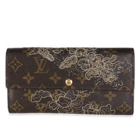 Louis Vuitton Gold Monogram Canvas Dentelle Sarah Wallet Wallet id