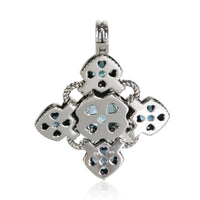 David Yurman Sterling Silver Topaz Renaissance Pendant 4