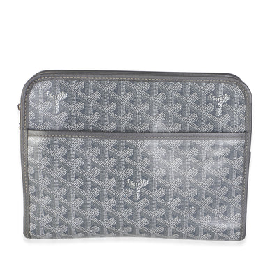 Goyard Grey ine Canvas Jouvence Toiletry Pouch GM Handbag id