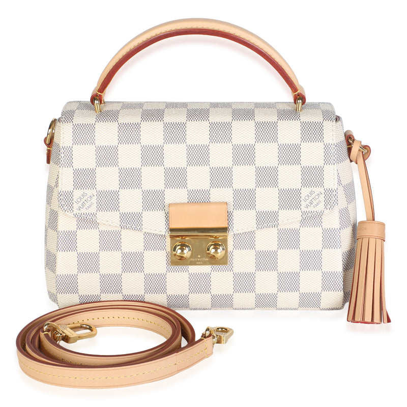 Louis Vuitton Damier Azur Canvas Croisette Handbag id