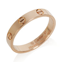 Cartier Rose Gold Small Model Love Ring 4