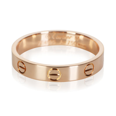Cartier Rose Gold Small Model Love Ring fv