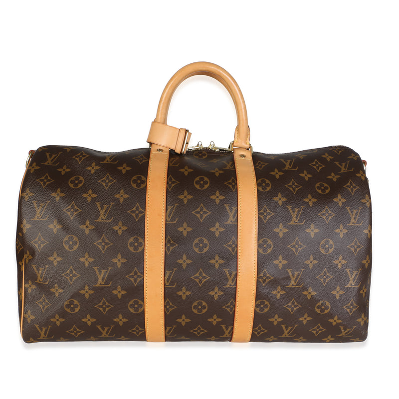 Louis Vuitton Monogram Canvas Keepall Bandouliere 45 Handbag id