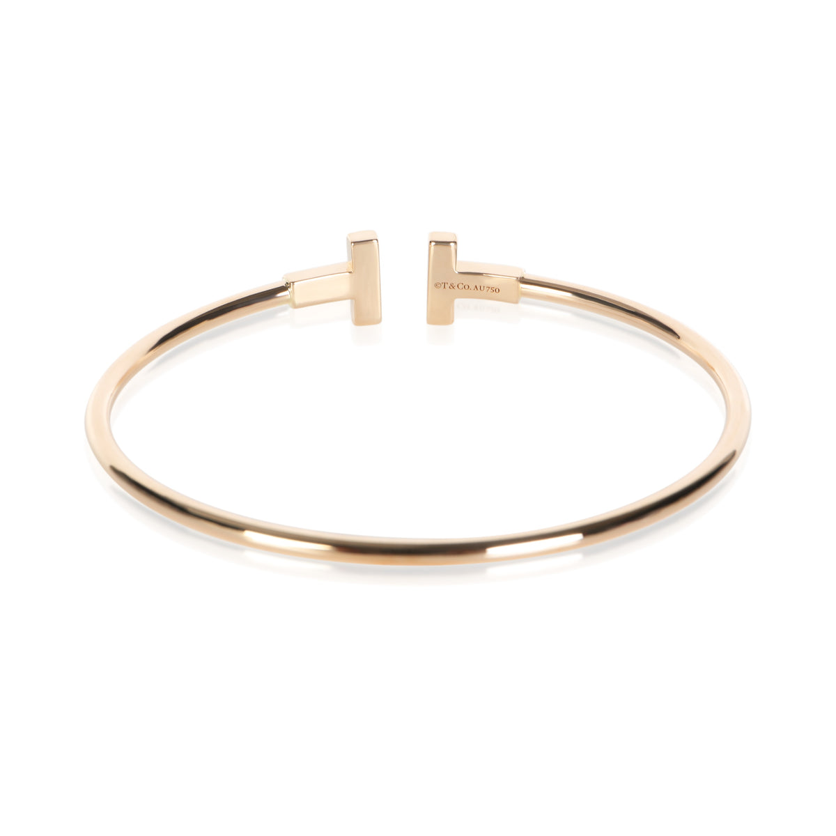 Tiffany & Co. Rose Gold Tiffany T Wire Bracelet 3