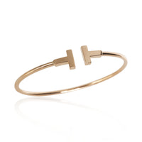 Tiffany & Co. Rose Gold Tiffany T Wire Bracelet 5