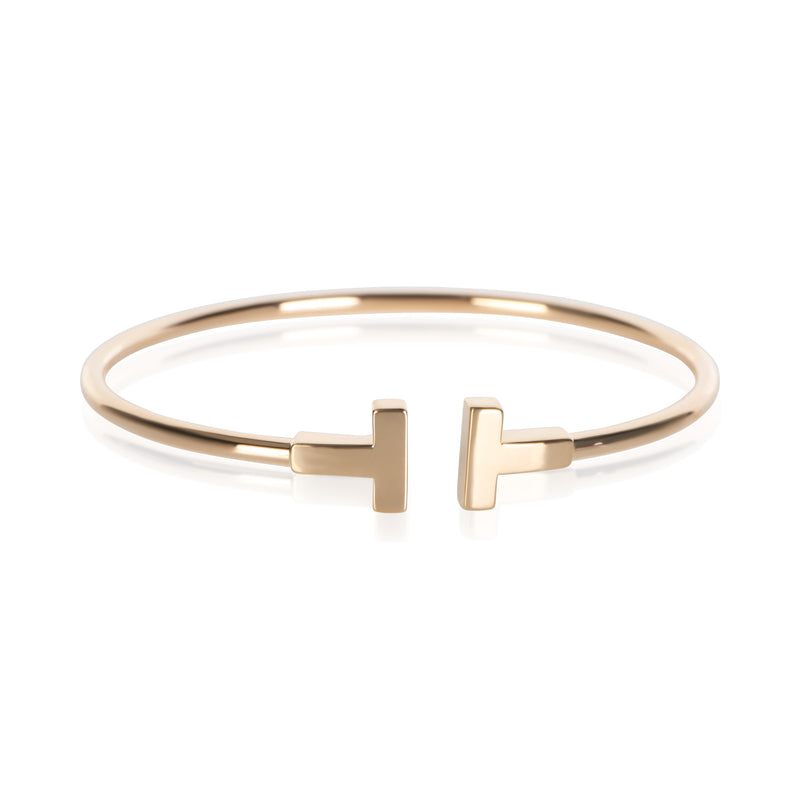 Tiffany & Co. Rose Gold Tiffany T Wire Bracelet fv