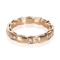 BVLGARI Rose Gold Diamond Serpenti Viper Ring fv