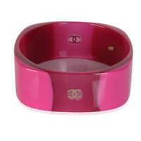 Chanel 2009 Pink Resin Bangle Bracelet id