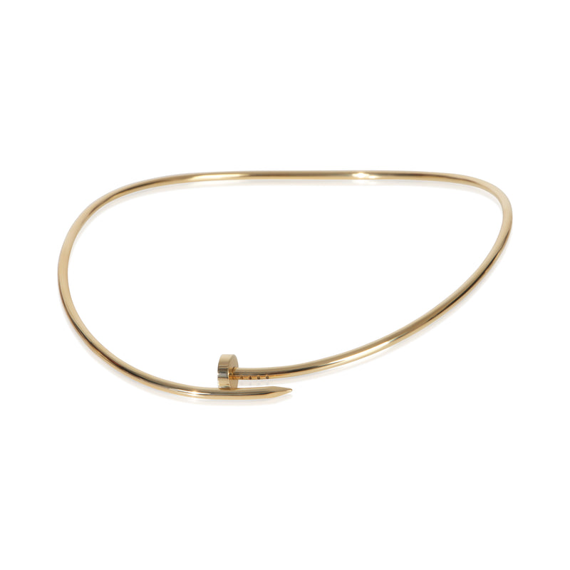Cartier Yellow Gold Small Model Juste Un Clou Torque Necklace fv