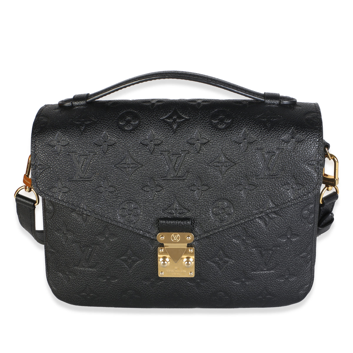 Louis Vuitton Black Monogram Empreinte Pochette Metis Handbag id
