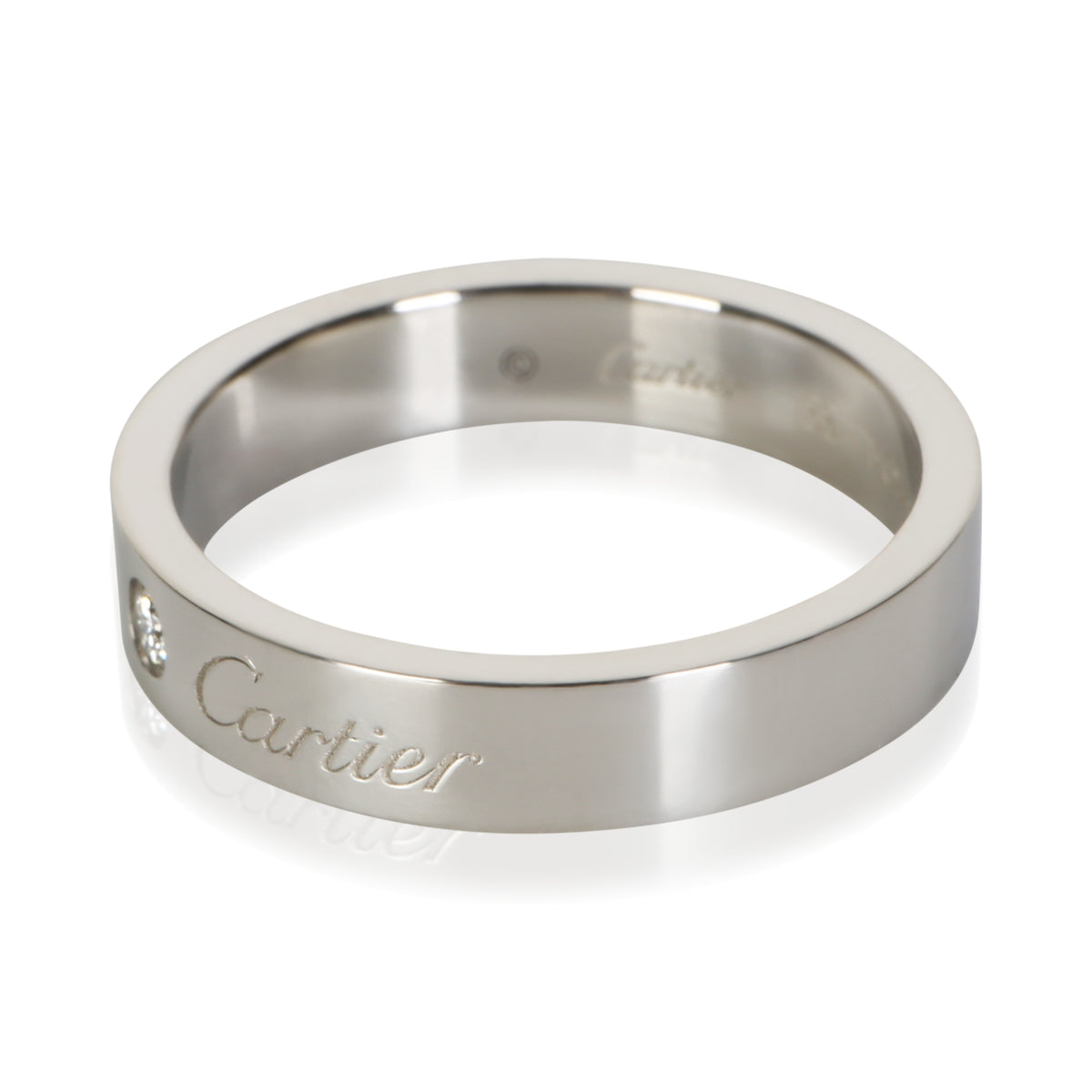 Cartier Platinum Diamond C de  Band 2