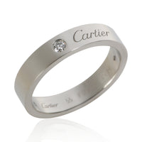 Cartier Platinum Diamond C de  Band 4