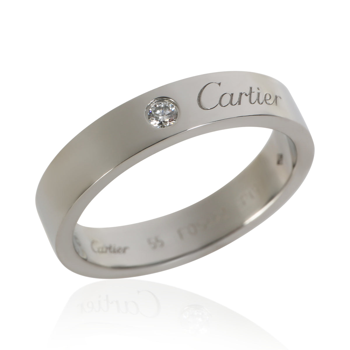 Cartier Platinum Diamond C de  Band 5