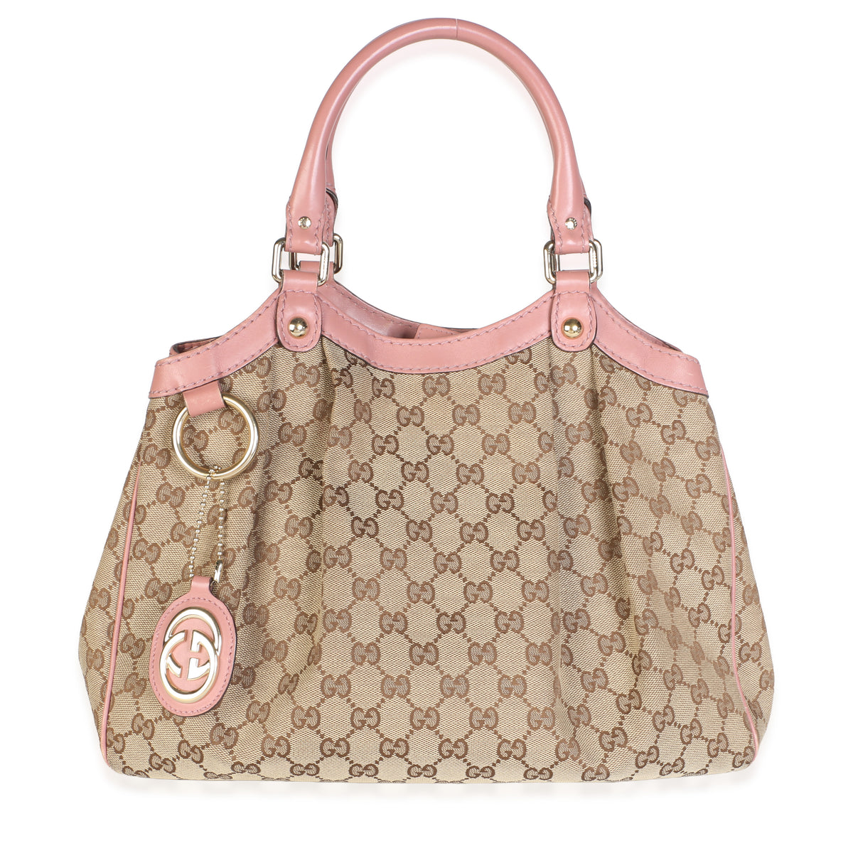 Gucci Pink Monogram Canvas Medium Sukey Tote Handbag id