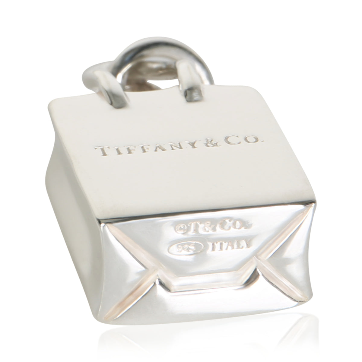 Tiffany & Co. Sterling Silver Shopping Bag Charm 4