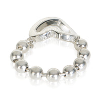 Gucci Sterling Silver Bead Heart Ring 3