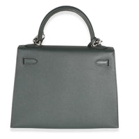 Hermès Vert Mangrove Epsom Sellier Kelly 25 PHW Handbag 4