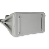 Hermès Gris Meyer Togo Birkin 30 PHW Handbag clasp