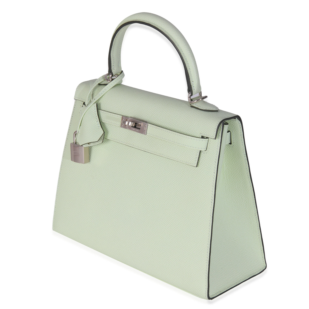 Hermès Vert Fizz Epsom Sellier Kelly 25 PHW Handbag sv