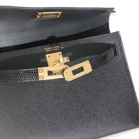 Hermès Black Madame Lizard Touch Mini Kelly 20 II GHW Handbag ad1