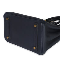 Hermès Bleu Nuit Togo Birkin 25 GHW Handbag box