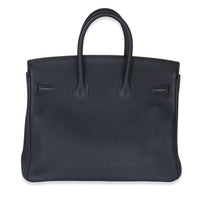 Hermès Bleu Nuit Togo Birkin 25 GHW Handbag bv