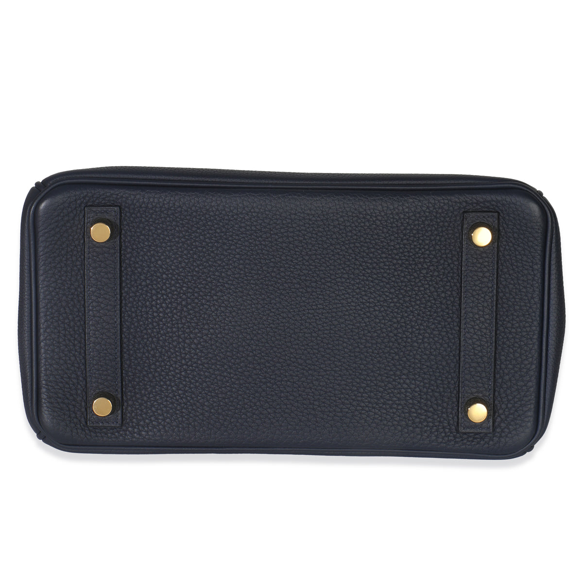 Hermès Bleu Nuit Togo Birkin 25 GHW Handbag stamp