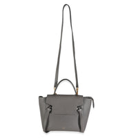 Celine Grey Grained Calfskin Micro Belt Bag Handbag av