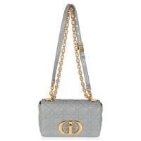 Christian Dior Blue Supple Calfskin Small Caro Chain Bag Handbag av