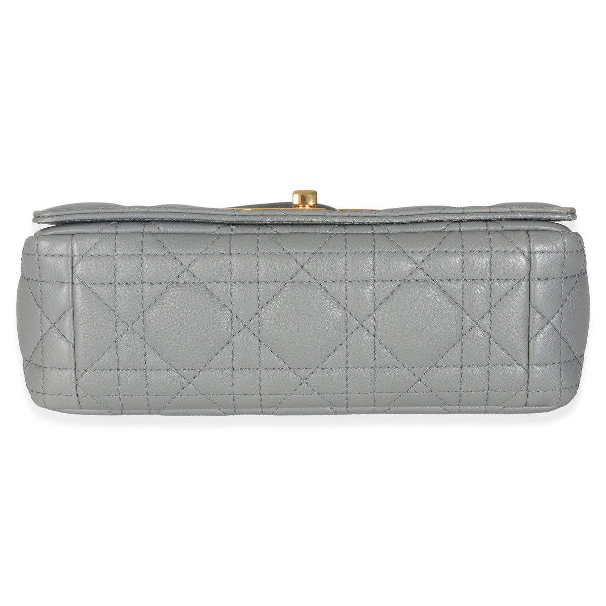 Christian Dior Blue Supple Calfskin Small Caro Chain Bag Handbag stamp