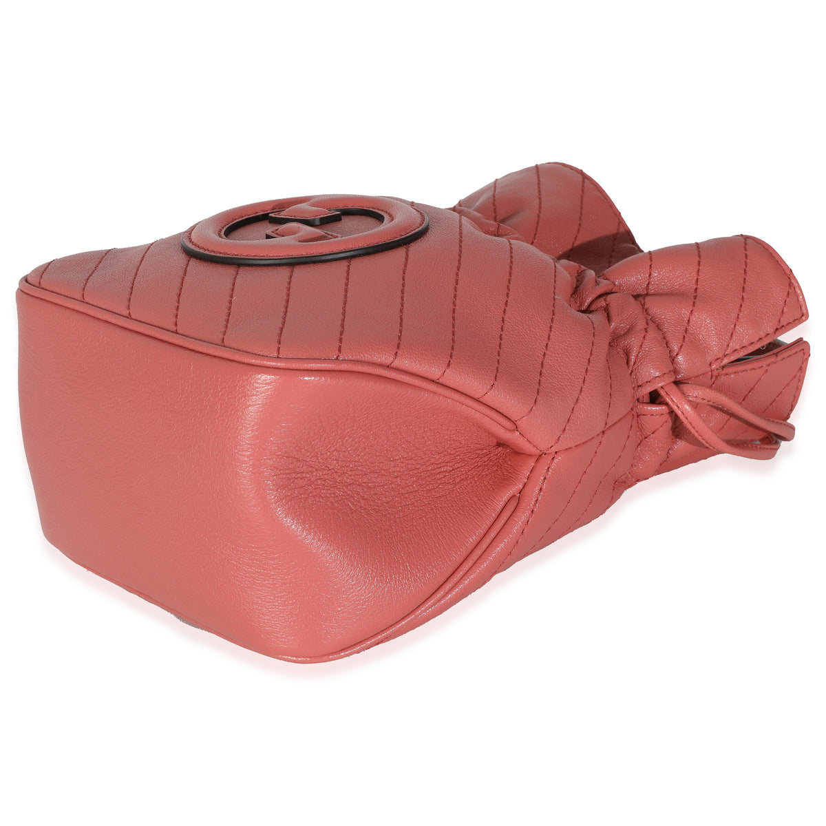Gucci Pink Calfskin Blondie Bucket Bag Handbag box