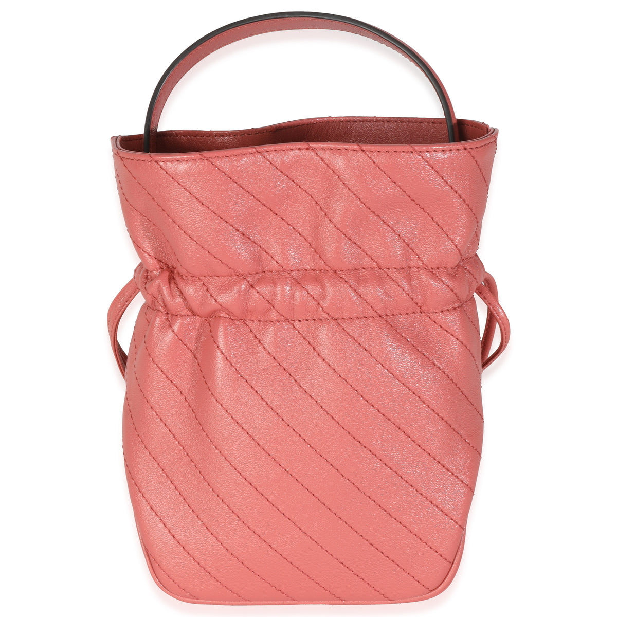 Gucci Pink Calfskin Blondie Bucket Bag Handbag bv