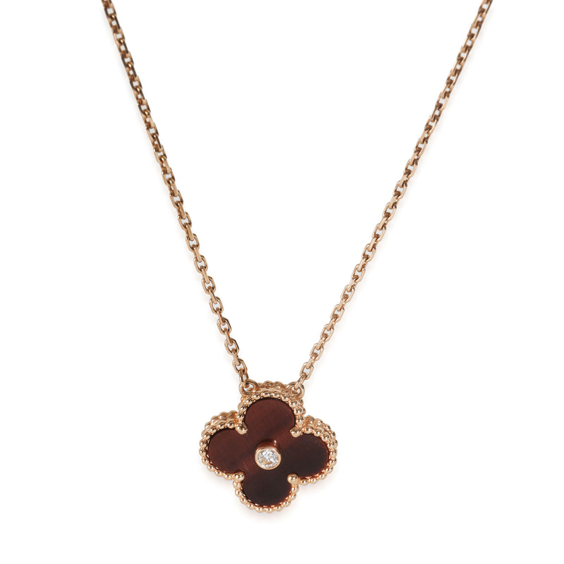 Van Cleef & Arpels Rose Gold Diamond 2017 Limited Edition Vintage Alhambra Penda fv
