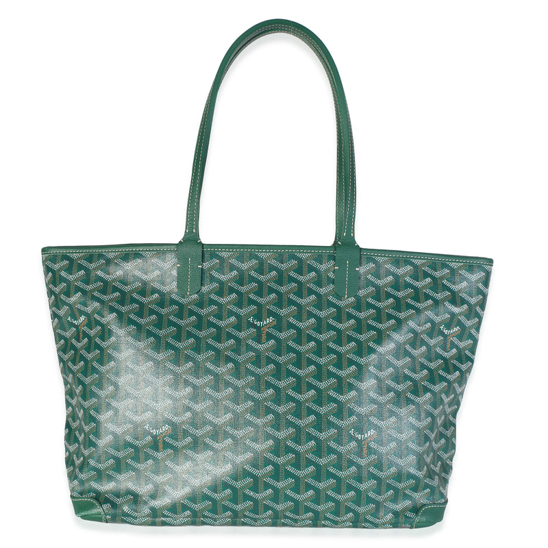 Goyard Green ine Canvas Artois PM Handbag fv